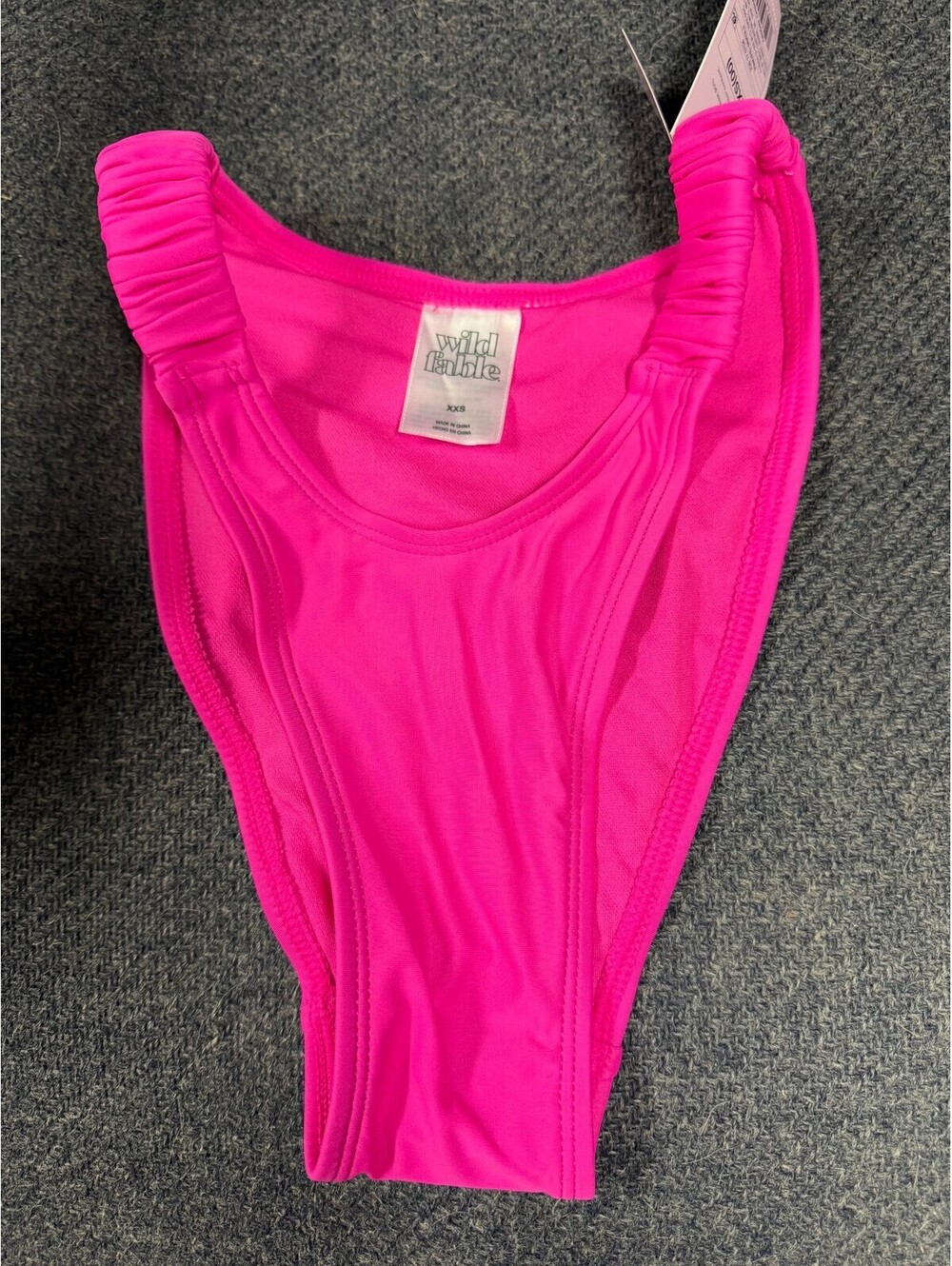 Wild Fable Pink High Leg Bikini Bottom XXS